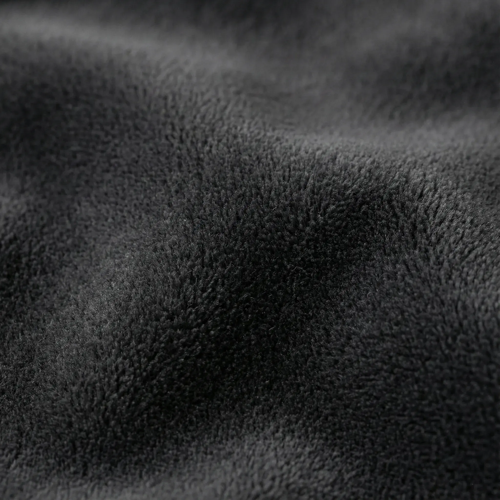 Macro texture of the grey velvet layer